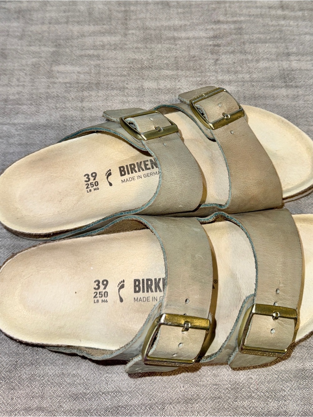 Birkenstock Arizona Leather Sandals EU 39 US 8 Regular - Picture 4 of 16